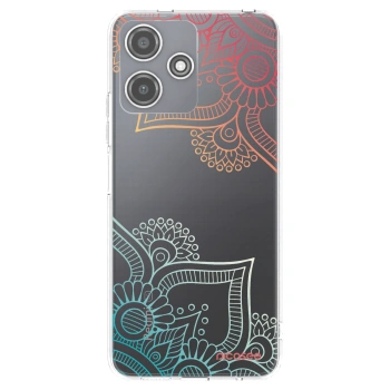 Picasee husă transparentă din silicon pentru Xiaomi Redmi 12 5G - Flowers pattern