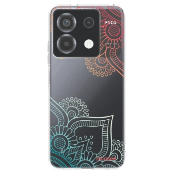 Picasee husă transparentă din silicon pentru Xiaomi Poco X6 - Flowers pattern