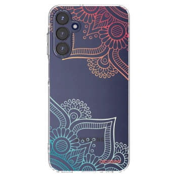 Picasee husă transparentă din silicon pentru Samsung Galaxy A15 A155F 4G - Flowers pattern