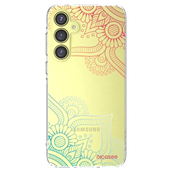 Picasee husă transparentă din silicon pentru Samsung Galaxy A35 5G A356B - Flowers pattern