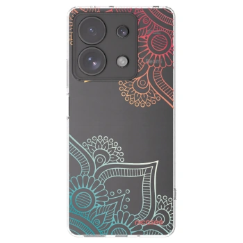 Picasee husă transparentă din silicon pentru Xiaomi Redmi Note 13 Pro 4G - Flowers pattern