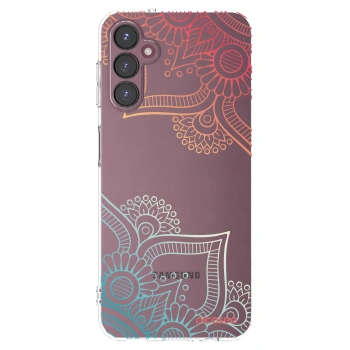 Picasee husă transparentă din silicon pentru Samsung Galaxy A05s A057G - Flowers pattern