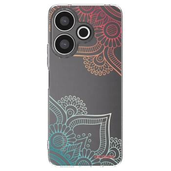 Picasee husă transparentă din silicon pentru Xiaomi Redmi 13 4G - Flowers pattern