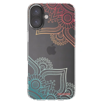 Picasee husă transparentă din silicon pentru Apple iPhone 16 Plus - Flowers pattern
