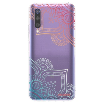 Picasee husă transparentă din silicon pentru Xiaomi Mi 9 - Flowers pattern