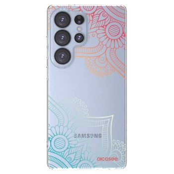 Picasee husă transparentă din silicon pentru Samsung Galaxy S25 Ultra 5G - Flowers pattern