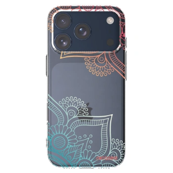 Picasee husă transparentă din silicon pentru Apple iPhone 17 Pro - Flowers pattern