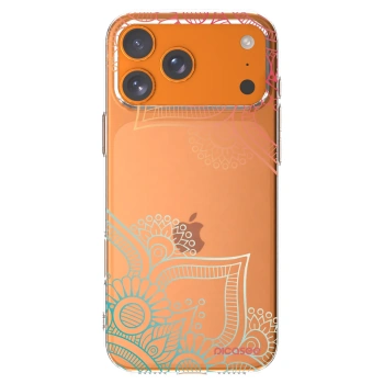 Picasee husă transparentă din silicon pentru Apple iPhone 17 Pro Max - Flowers pattern