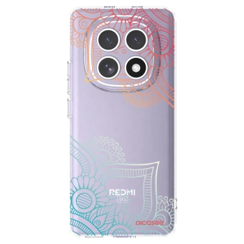 Picasee husă transparentă din silicon pentru Xiaomi Redmi Note 15 - Flowers pattern
