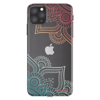 Picasee husă transparentă din silicon pentru Apple iPhone 11 Pro Max - Flowers pattern