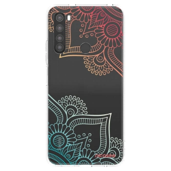 Picasee husă transparentă din silicon pentru Xiaomi Redmi Note 8 - Flowers pattern