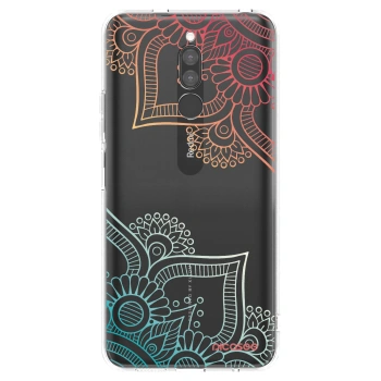 Picasee husă transparentă din silicon pentru Xiaomi Redmi 8 - Flowers pattern