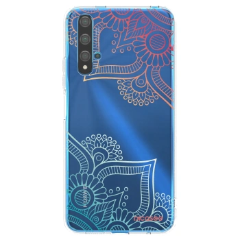 Picasee husă transparentă din silicon pentru Huawei Nova 5T - Flowers pattern