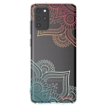 Picasee husă transparentă din silicon pentru Samsung Galaxy S20+ G985F - Flowers pattern