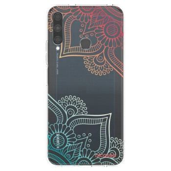 Picasee husă transparentă din silicon pentru Huawei P40 Lite E - Flowers pattern