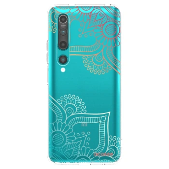 Picasee husă transparentă din silicon pentru Xiaomi Mi 10 - Flowers pattern