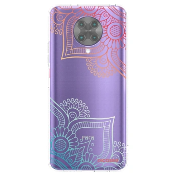 Picasee husă transparentă din silicon pentru Xiaomi Poco F2 Pro - Flowers pattern