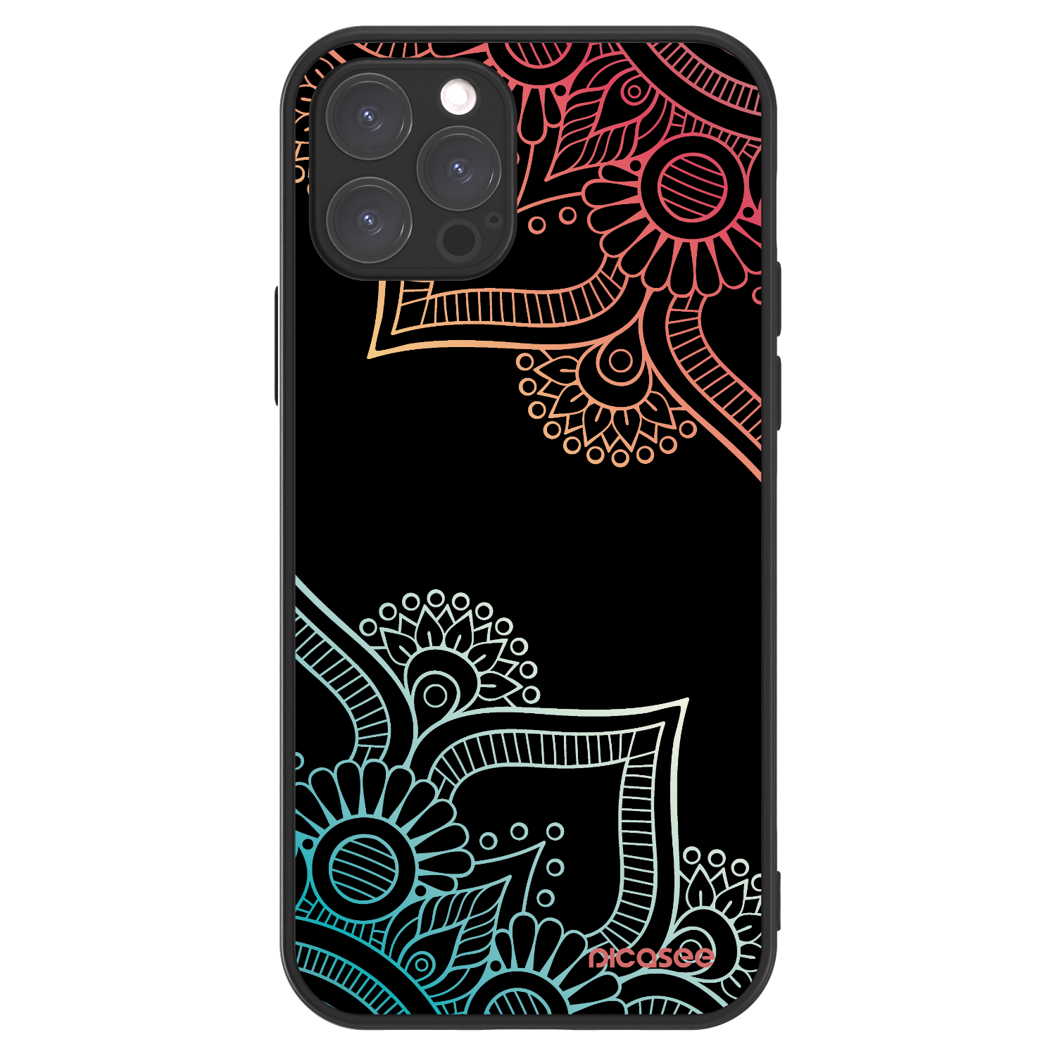 Picasee ULTIMATE CASE pentru Apple iPhone 12 Pro - Flowers pattern