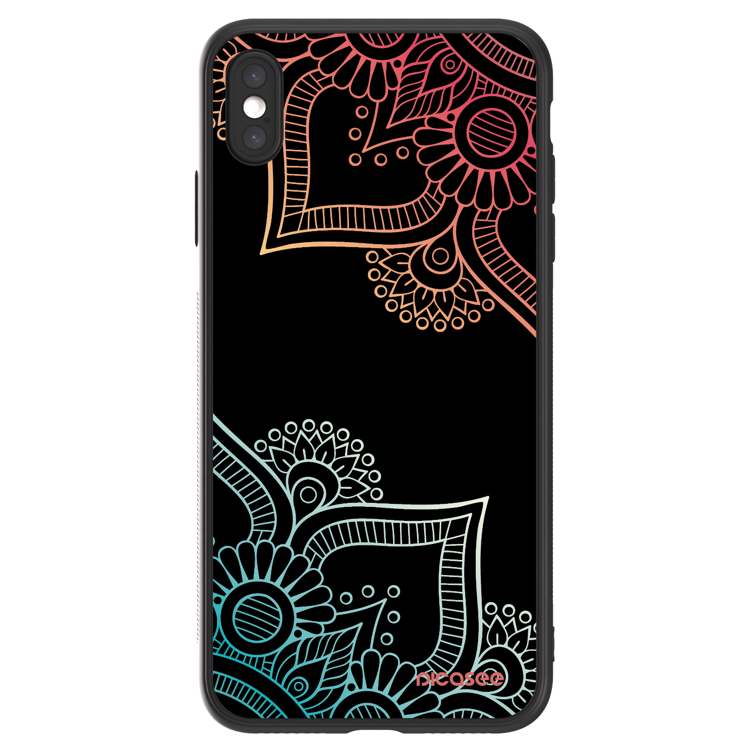Picasee ULTIMATE CASE pentru Apple iPhone XS Max - Flowers pattern