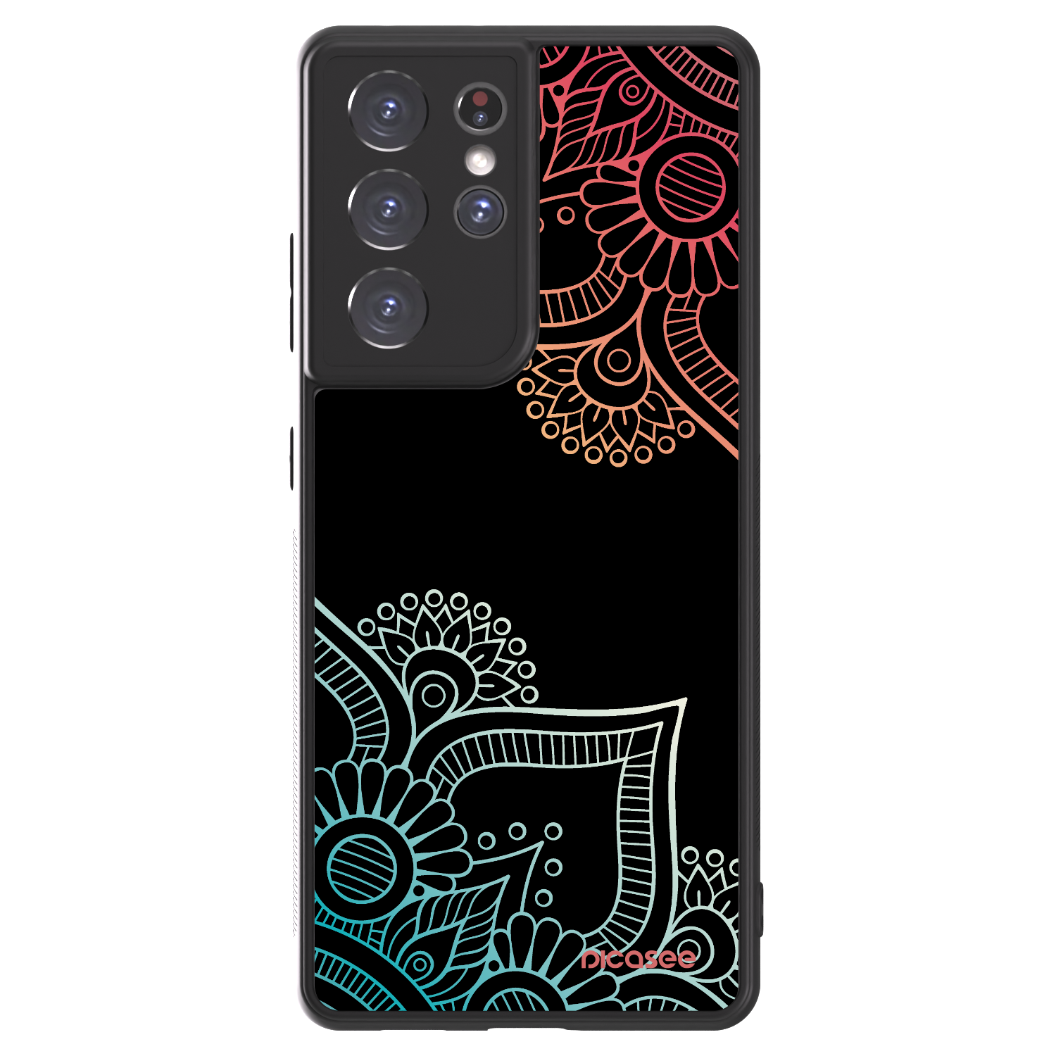 Picasee ULTIMATE CASE pentru Samsung Galaxy S21 Ultra 5G G998B - Flowers pattern