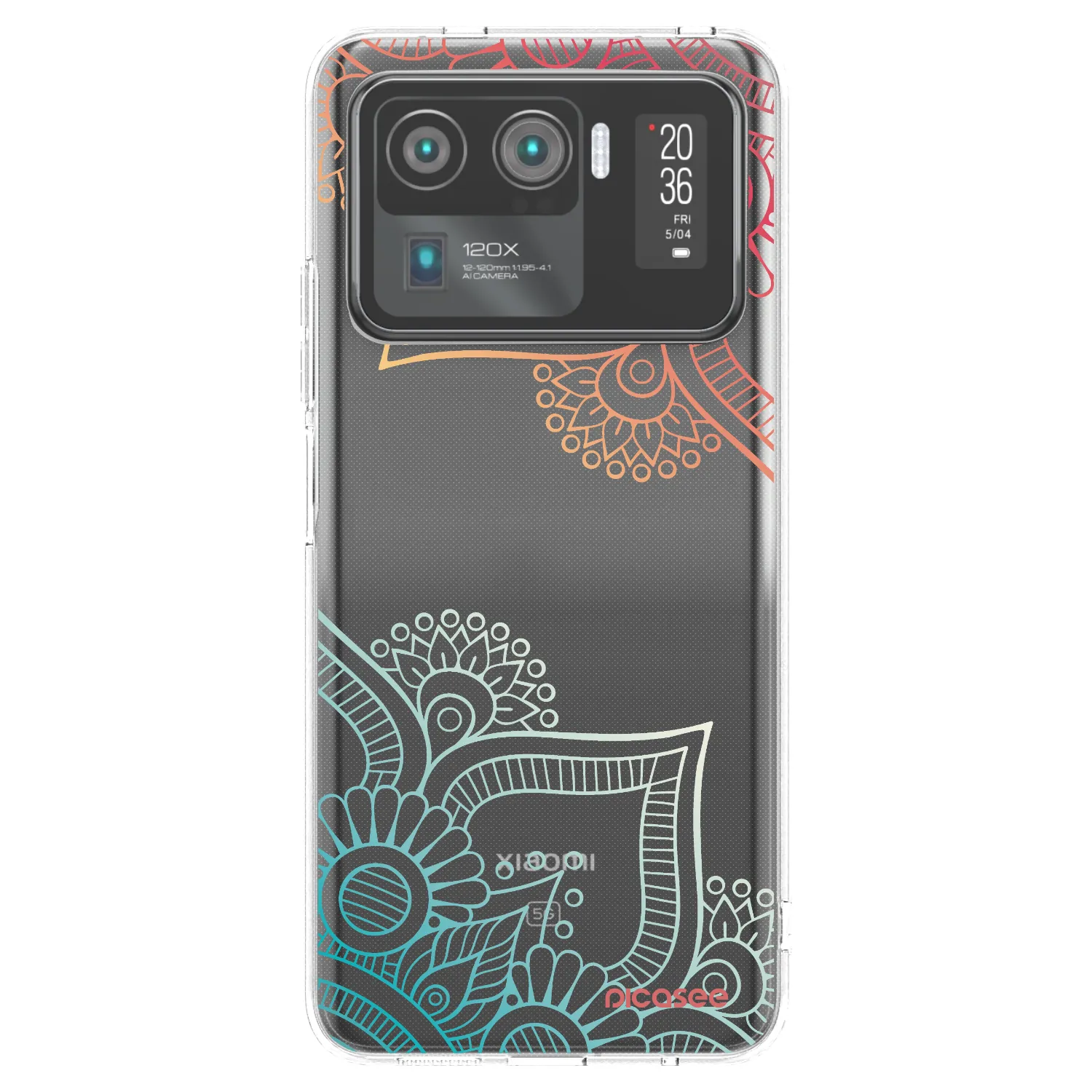 Picasee husă transparentă din silicon pentru Xiaomi Mi 11 Ultra - Flowers pattern