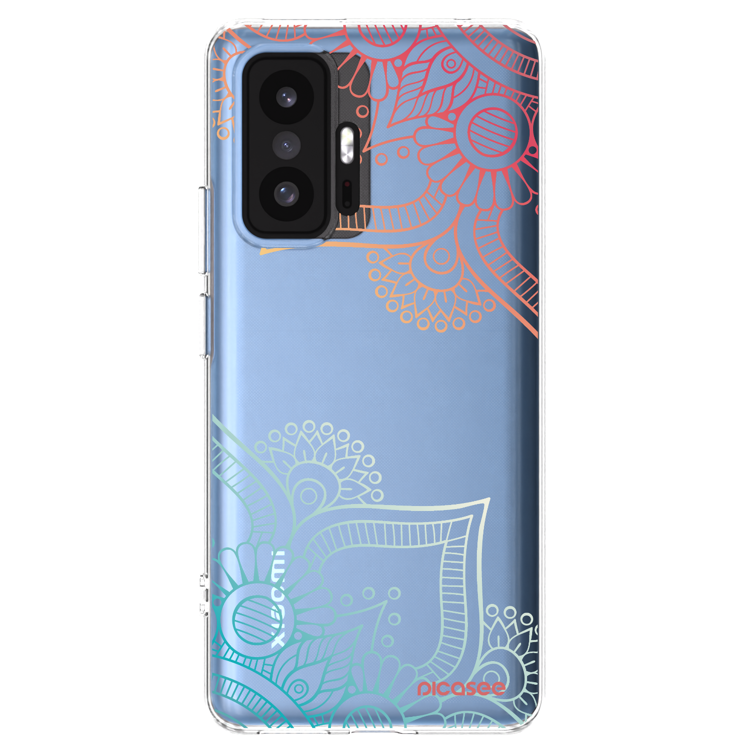 Picasee husă transparentă din silicon pentru Xiaomi 11T Pro - Flowers pattern