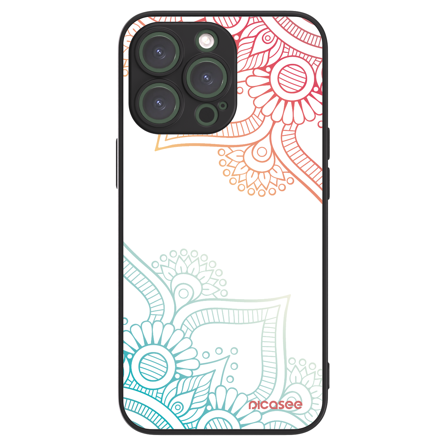 Picasee ULTIMATE CASE MagSafe pentru Apple iPhone 13 Pro - Flowers pattern