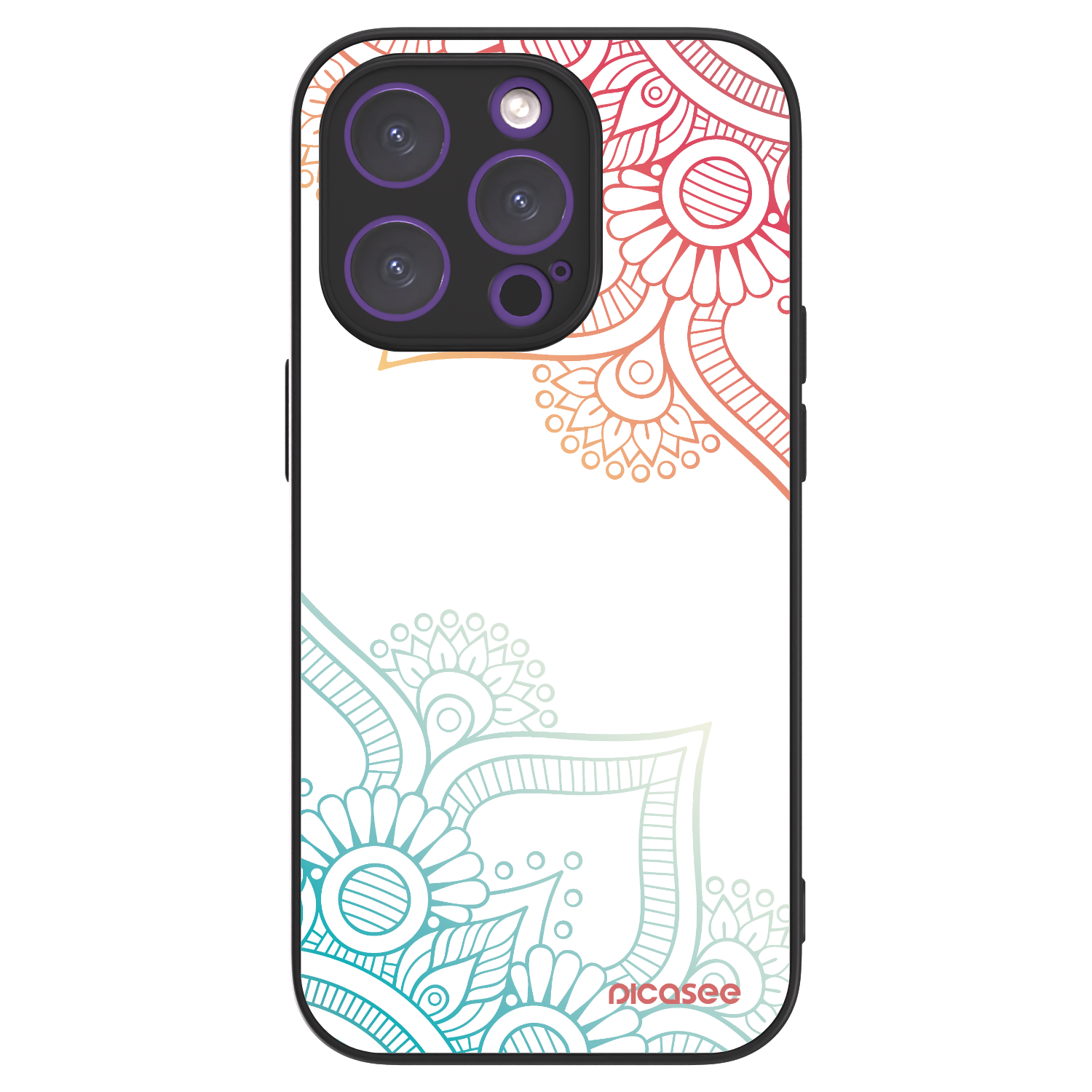 Picasee ULTIMATE CASE MagSafe pentru Apple iPhone 14 Pro - Flowers pattern