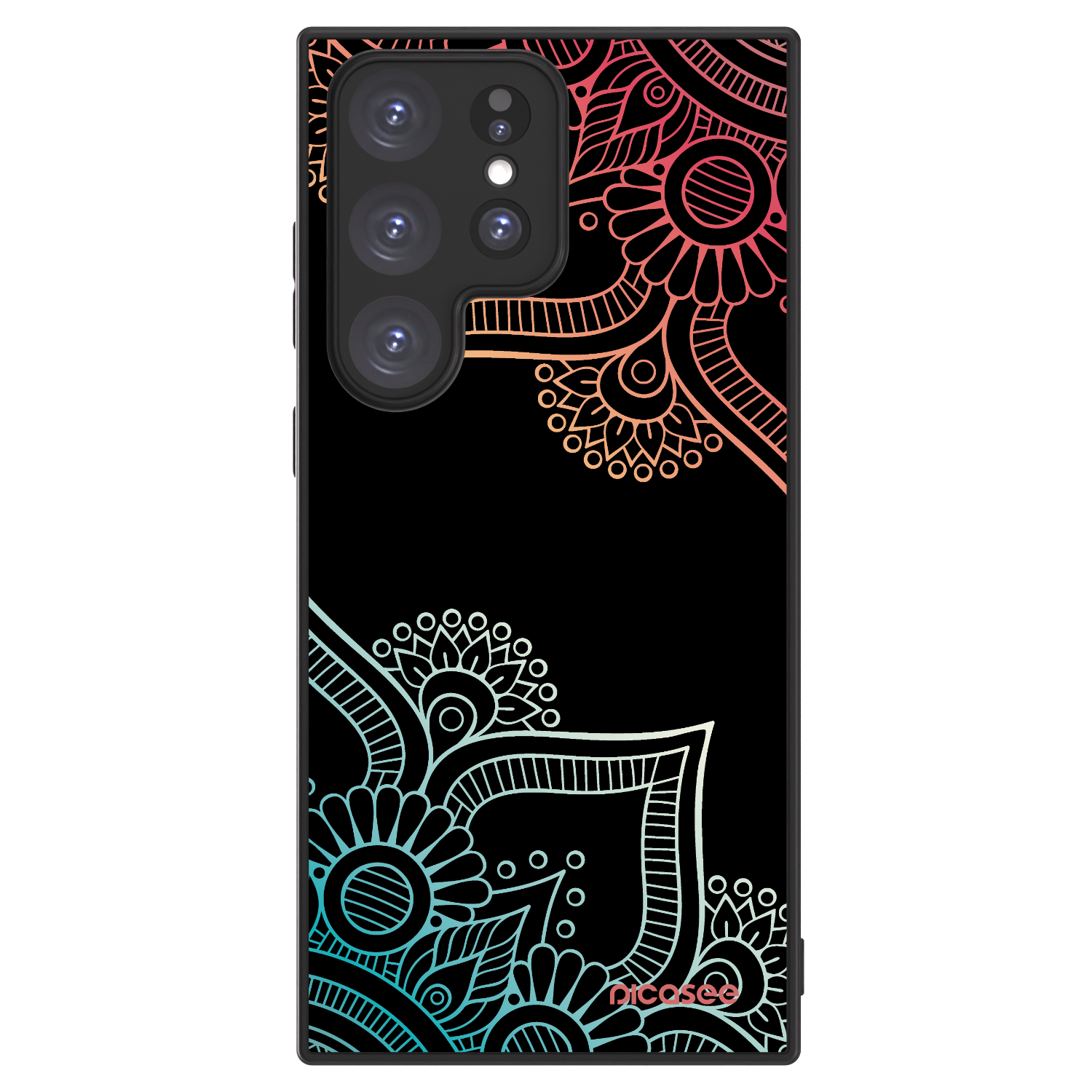 Picasee ULTIMATE CASE pentru Samsung Galaxy S23 Ultra 5G - Flowers pattern