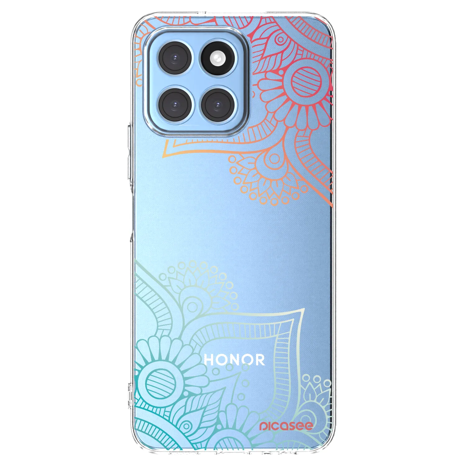 Picasee husă transparentă din silicon pentru Honor X6 - Flowers pattern