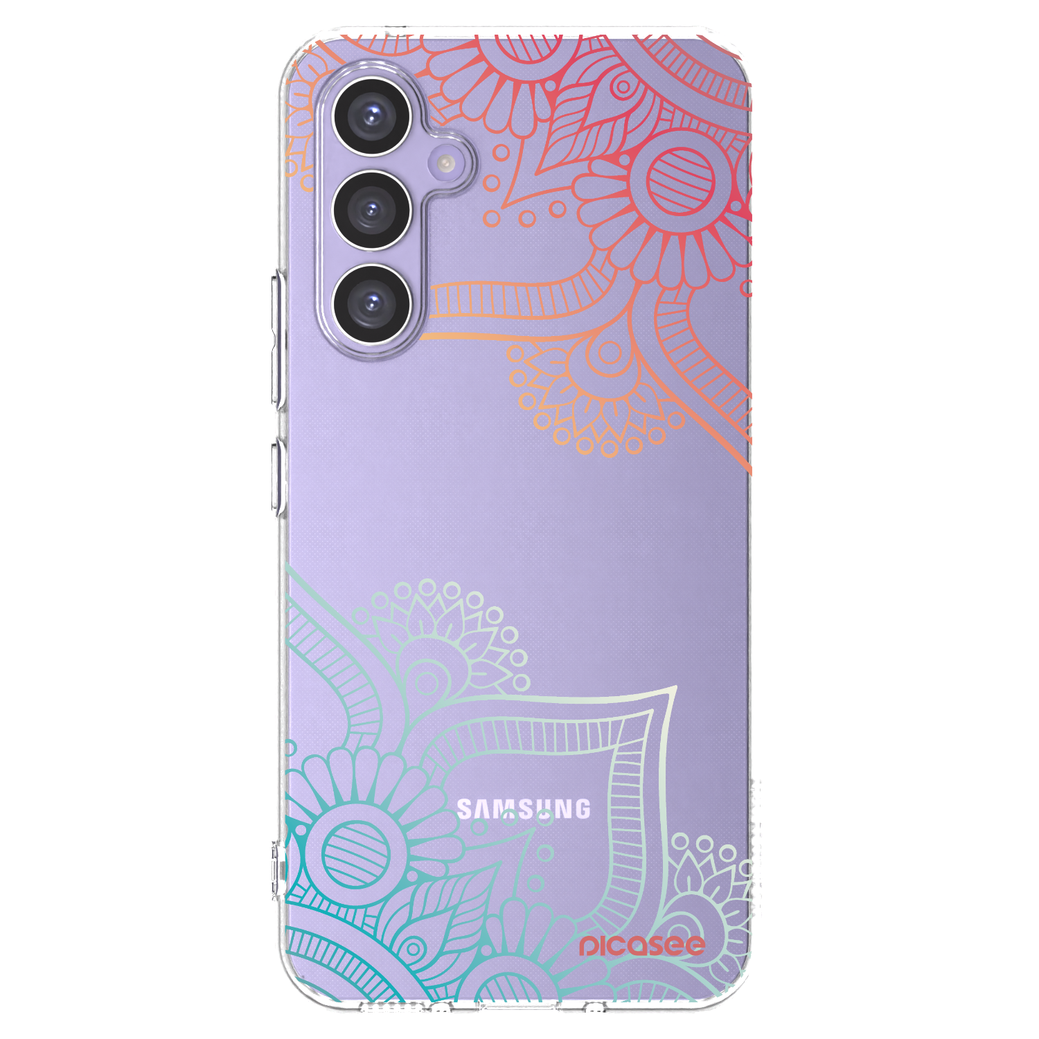 Picasee husă transparentă din silicon pentru Samsung Galaxy A54 5G A546B - Flowers pattern