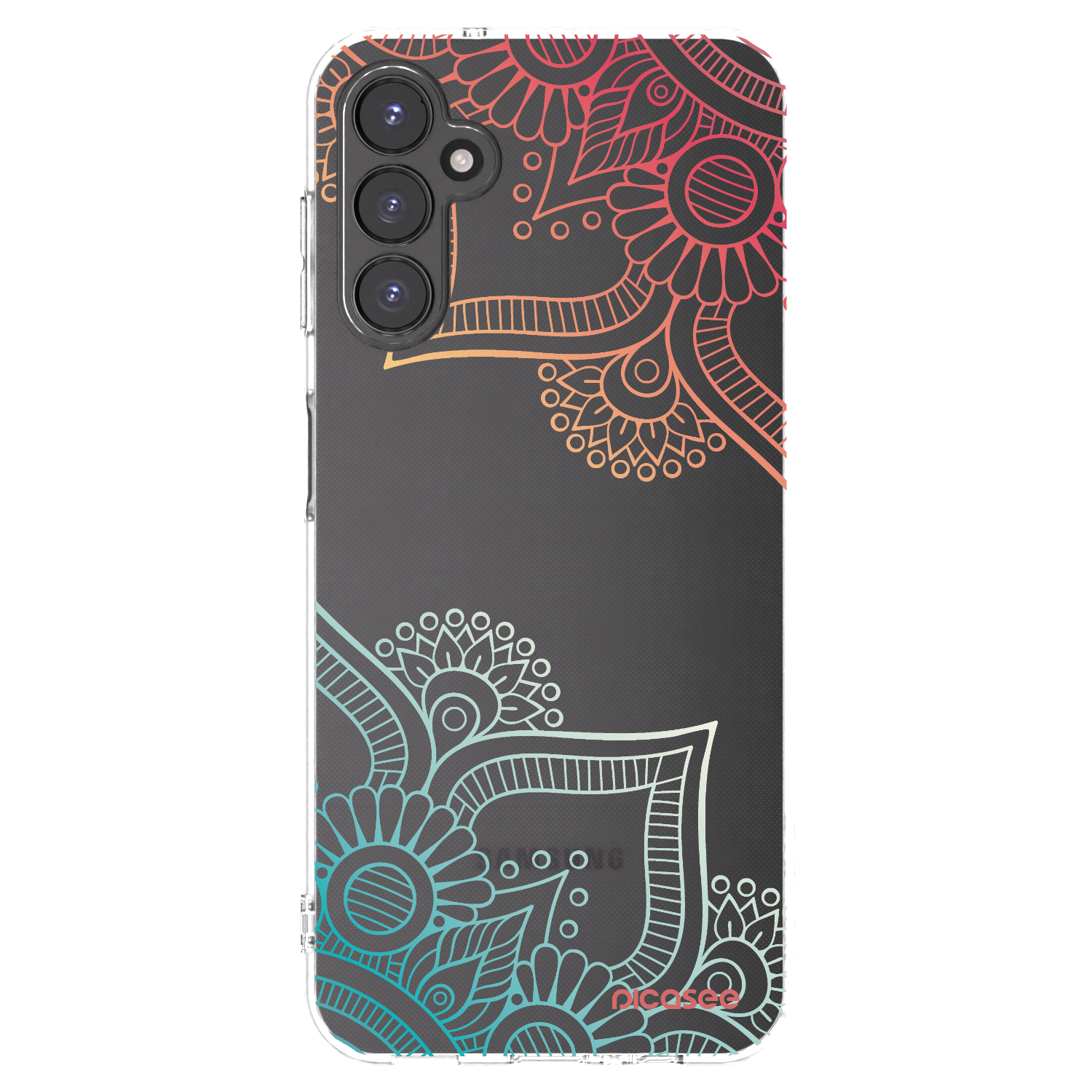 Picasee husă transparentă din silicon pentru Samsung Galaxy A14 5G A146P - Flowers pattern