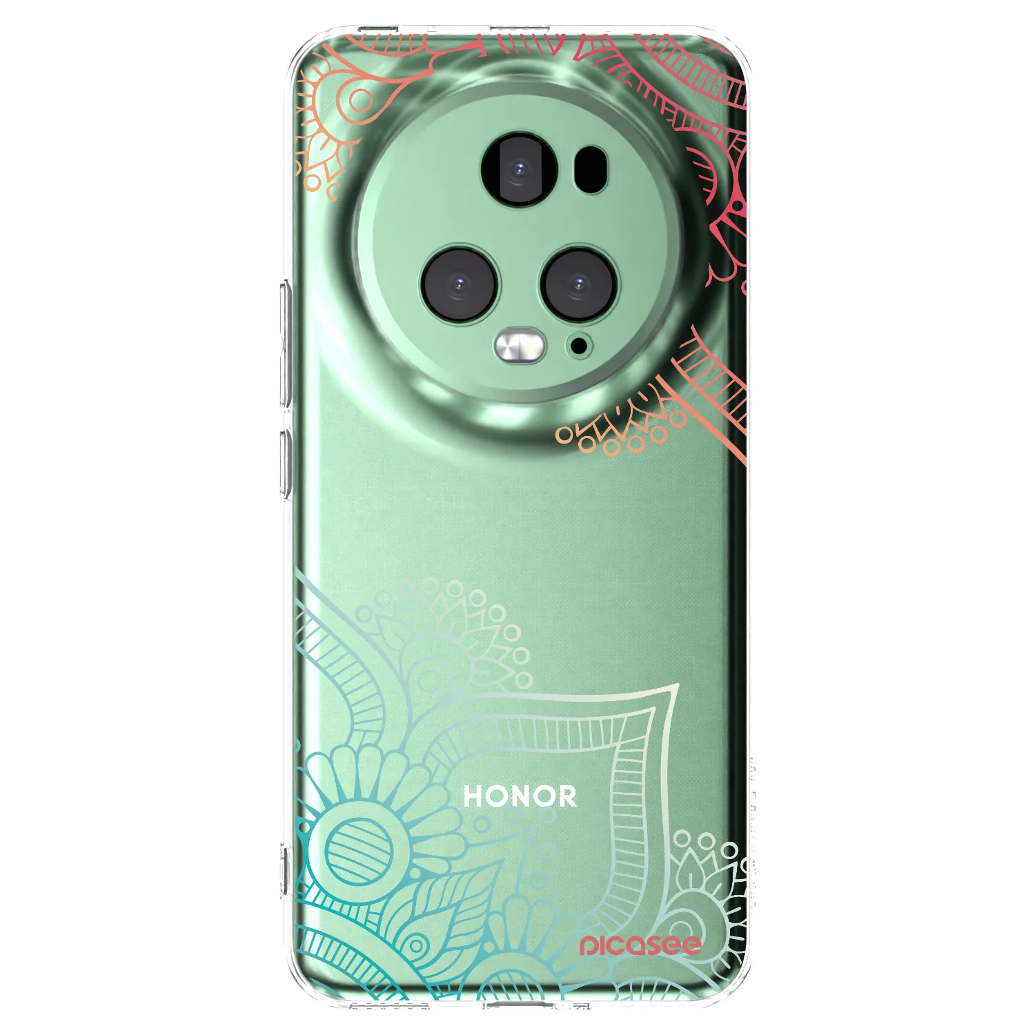 Picasee husă transparentă din silicon pentru Honor Magic5 Pro - Flowers pattern