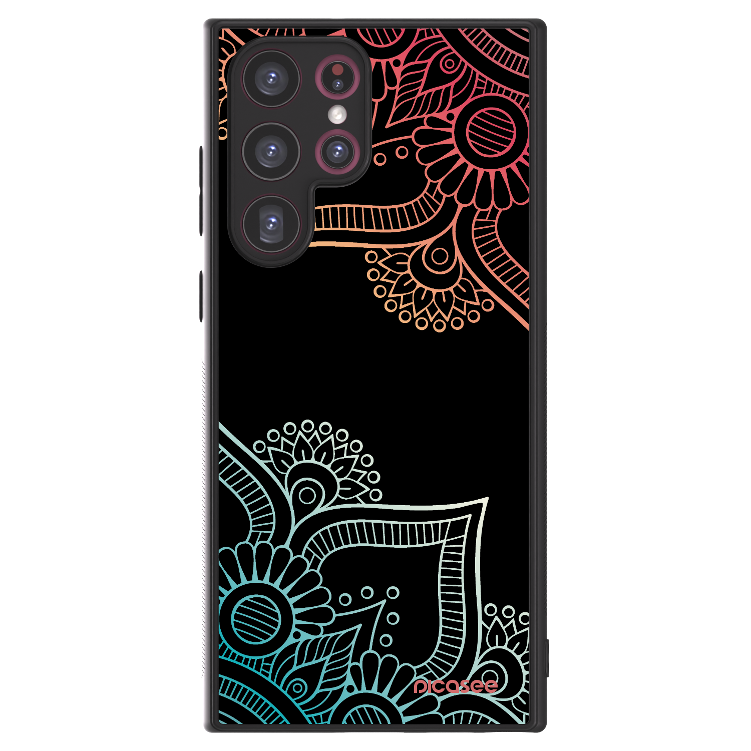 Picasee ULTIMATE CASE PowerShare pentru Samsung Galaxy S22 Ultra 5G - Flowers pattern