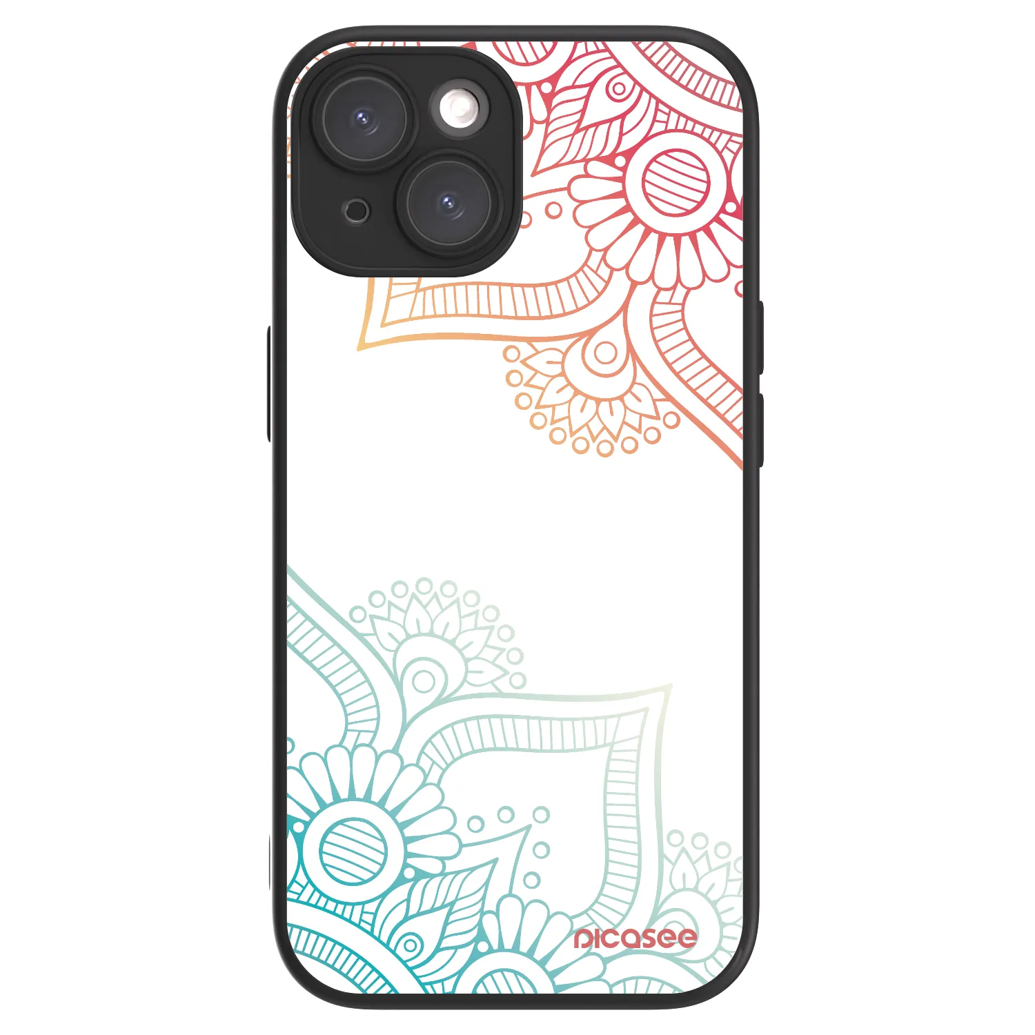 Picasee ULTIMATE CASE MagSafe pentru Apple iPhone 15 - Flowers pattern