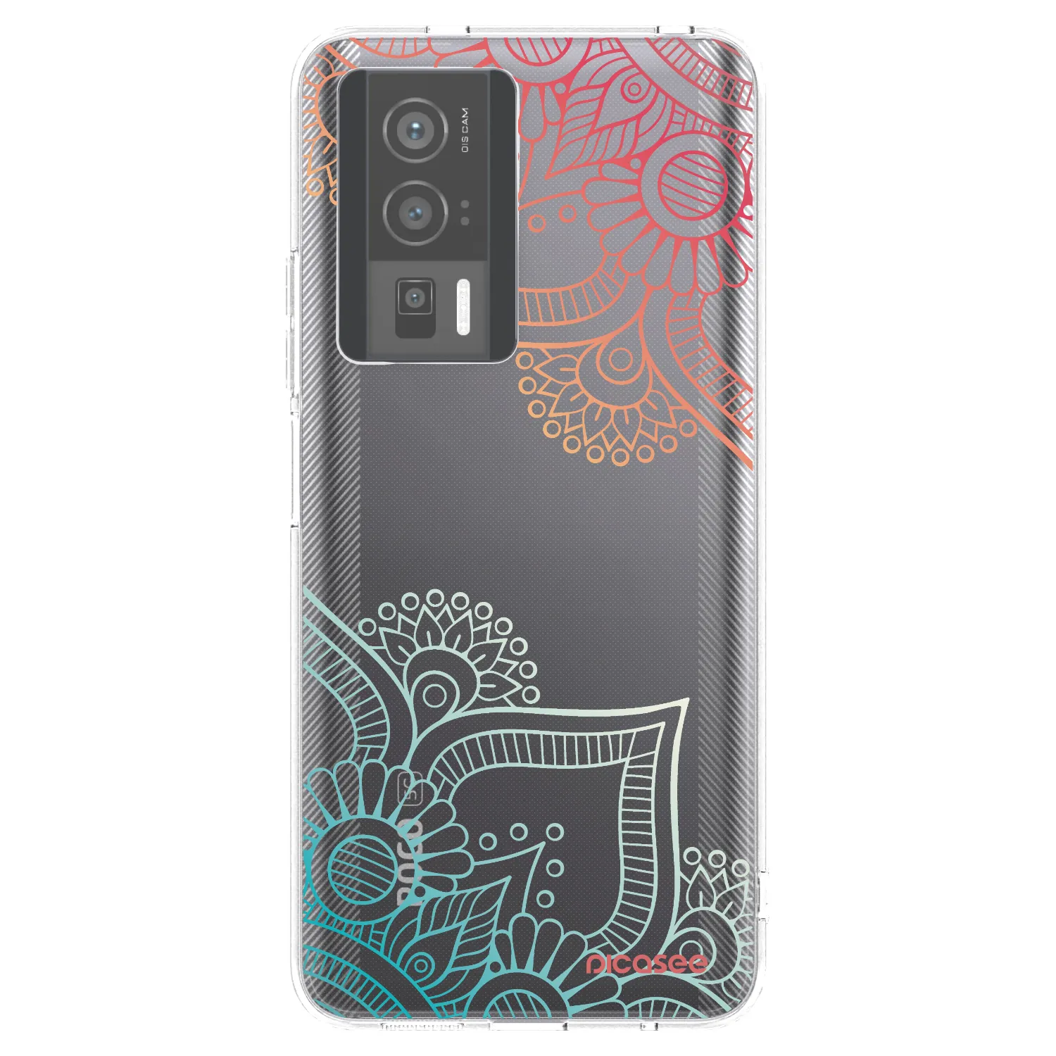 Picasee husă transparentă din silicon pentru Xiaomi Poco F5 Pro 5G - Flowers pattern