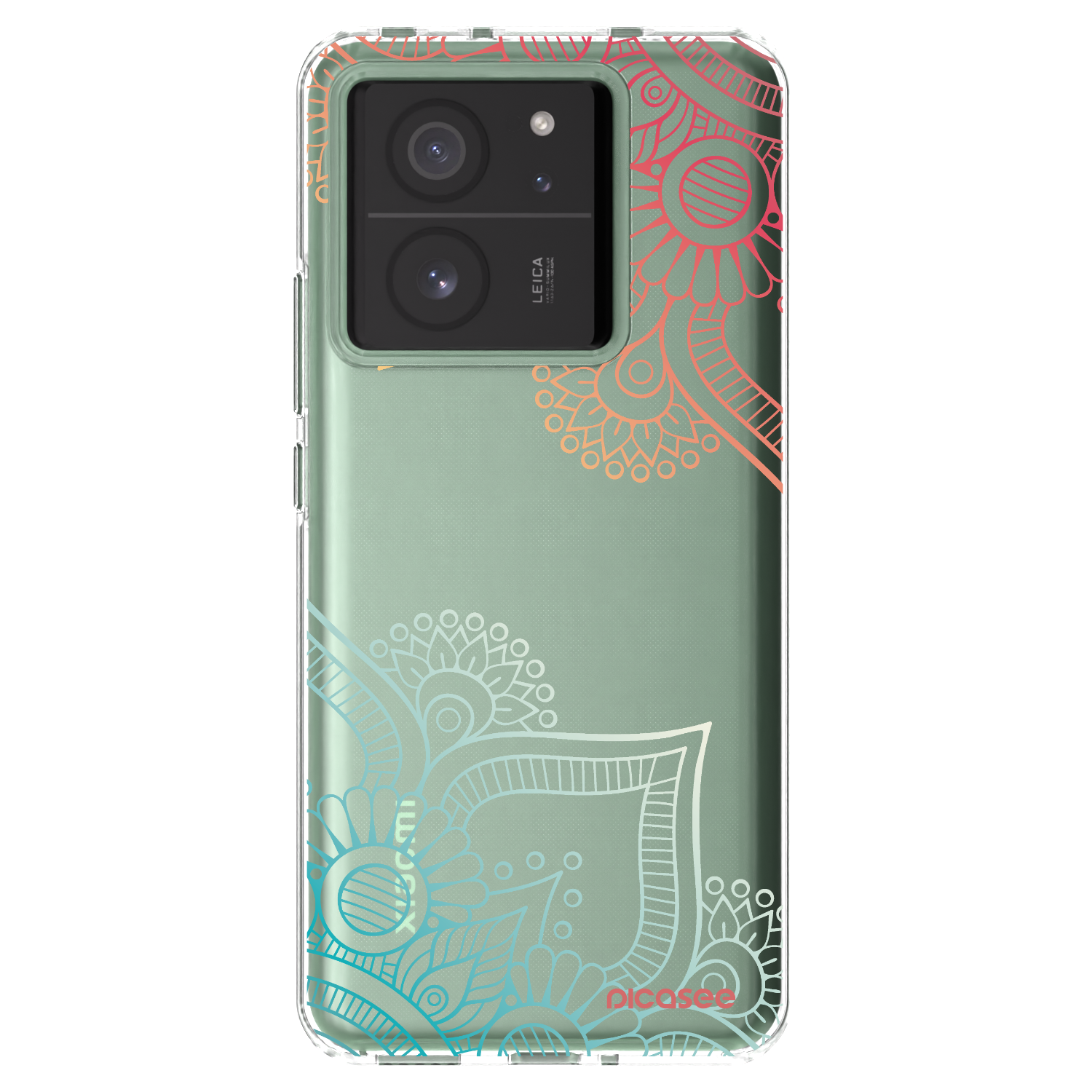 Picasee husă transparentă din silicon pentru Xiaomi 13T - Flowers pattern