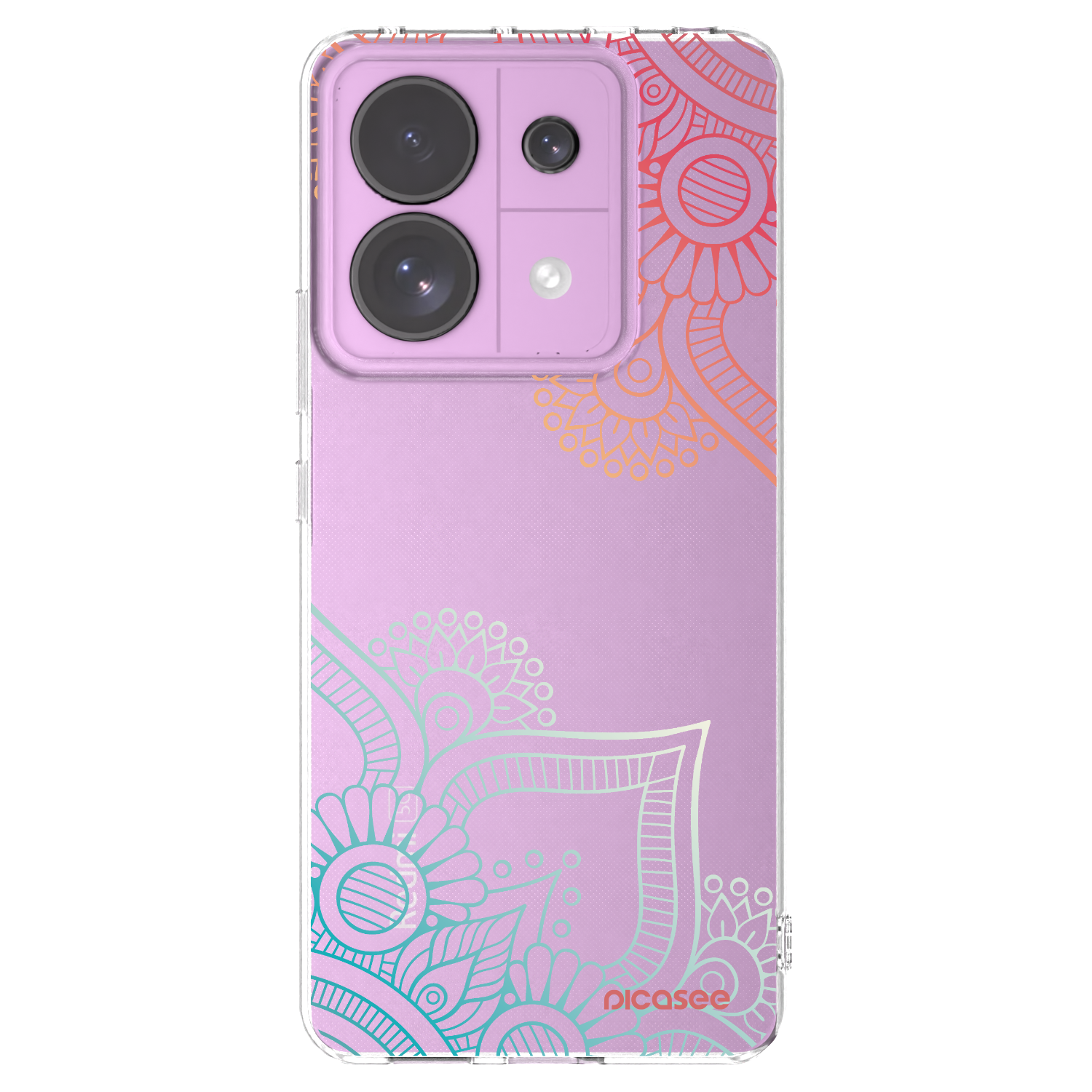 Picasee husă transparentă din silicon pentru Xiaomi Redmi Note 13 Pro 5G - Flowers pattern