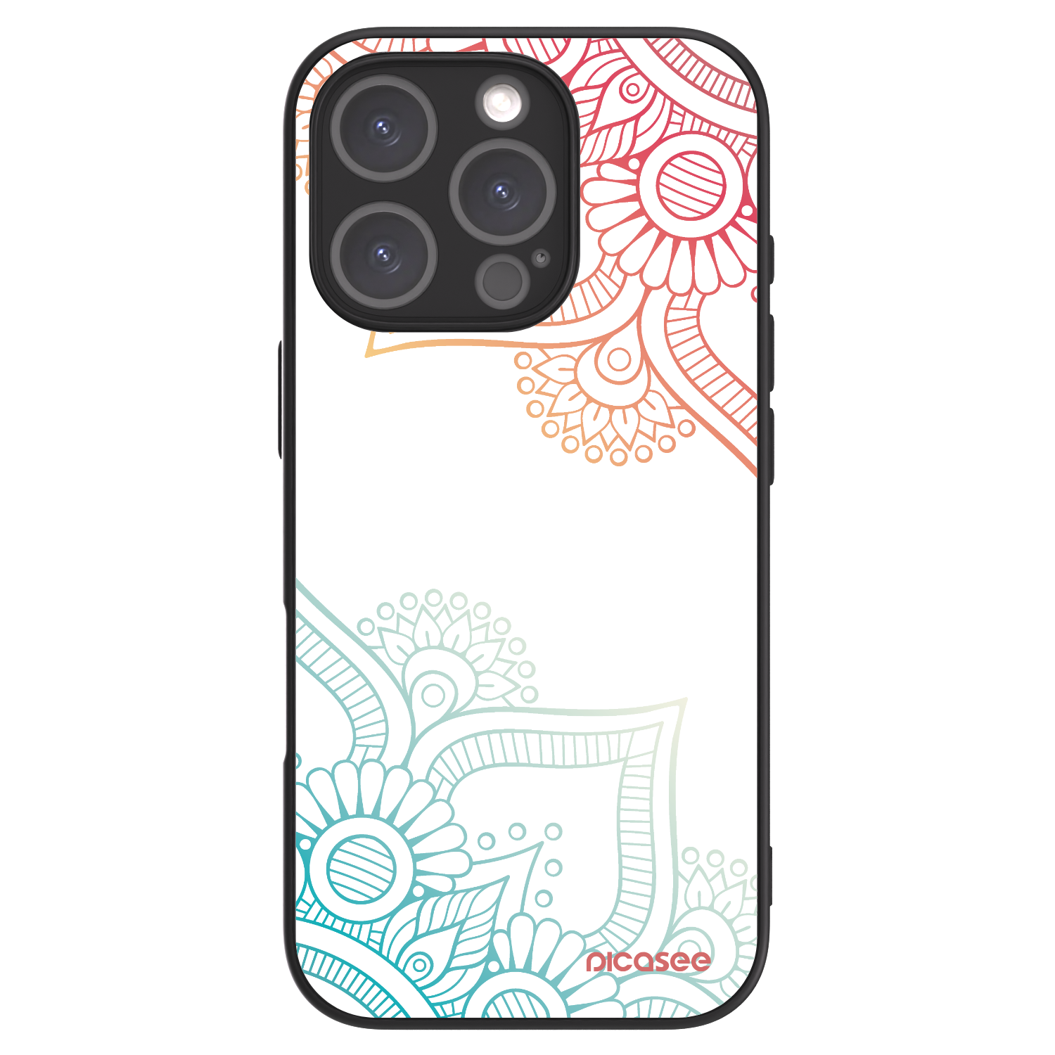 Picasee ULTIMATE CASE MagSafe pentru Apple iPhone 16 Pro - Flowers pattern