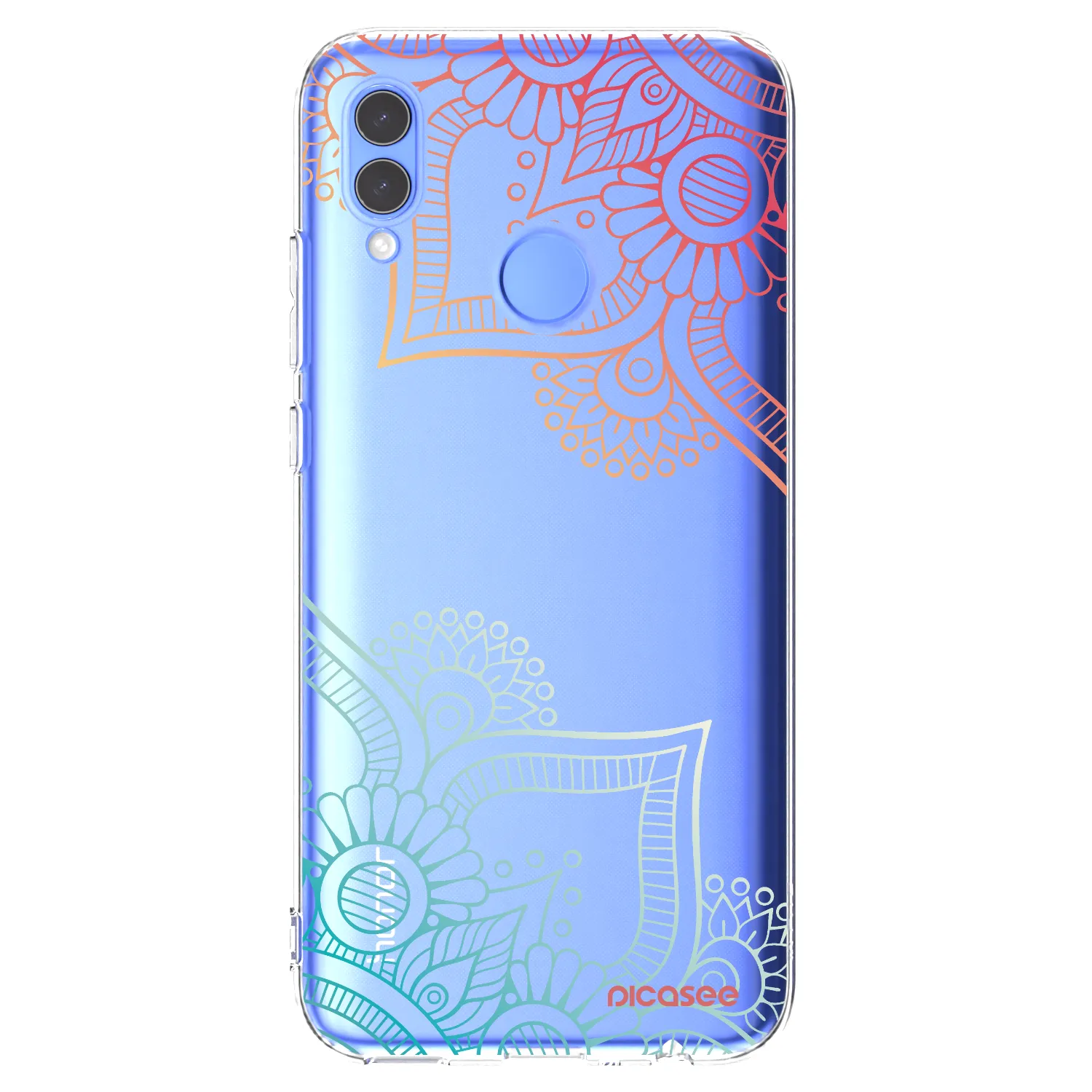 Picasee husă transparentă din silicon pentru Honor 10 Lite - Flowers pattern