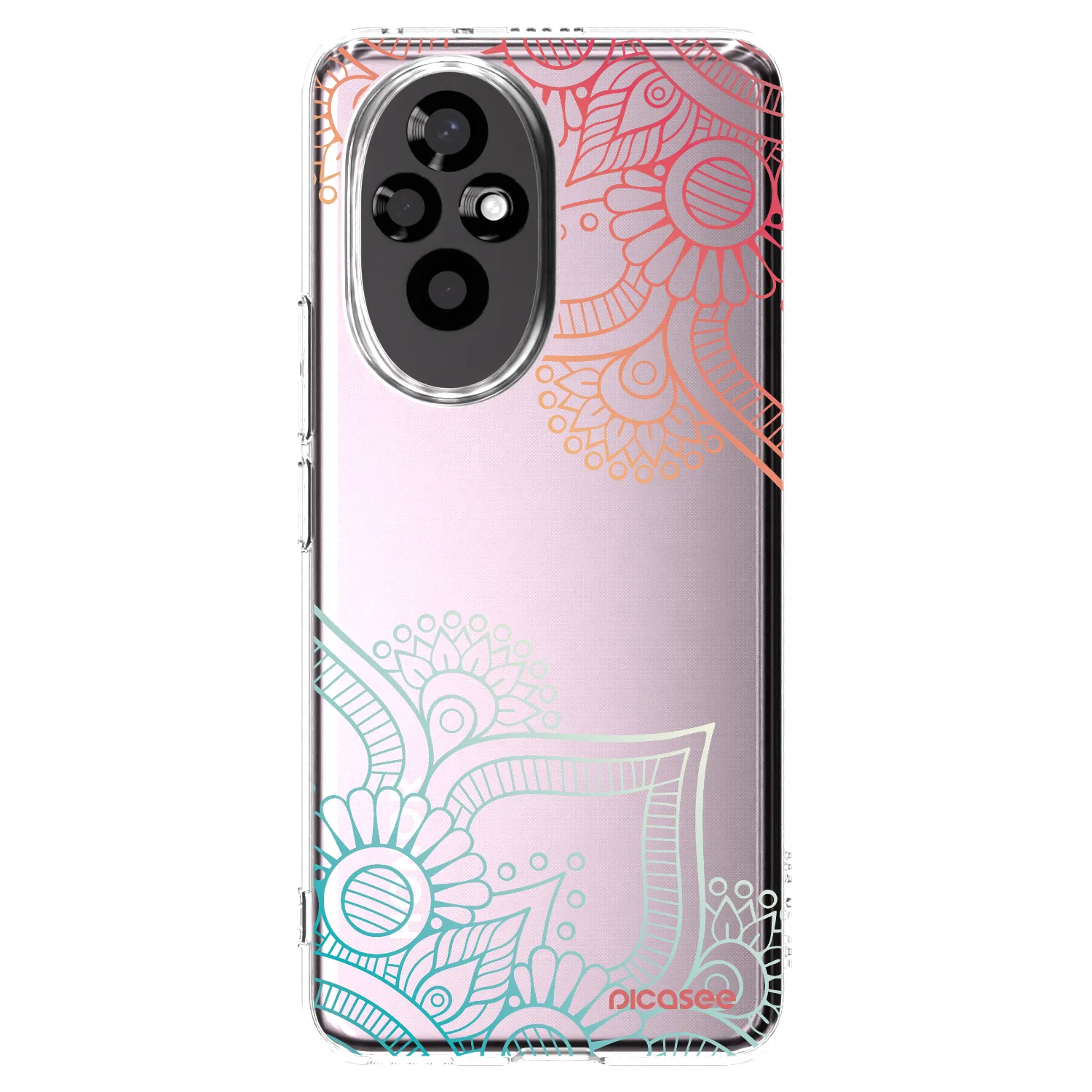 Picasee husă transparentă din silicon pentru Honor 200 Pro 5G - Flowers pattern