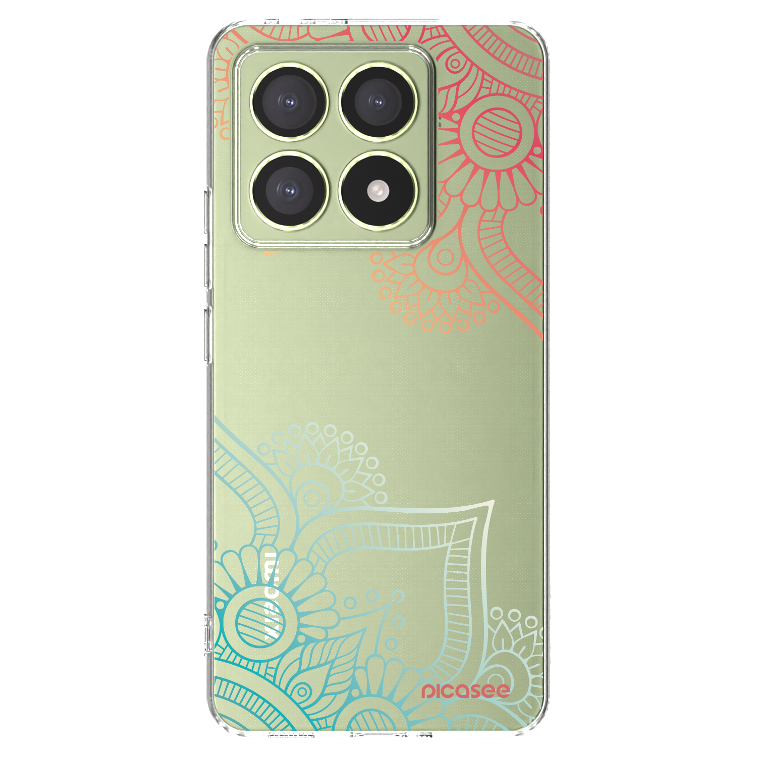 Picasee husă transparentă din silicon pentru Xiaomi 14T - Flowers pattern