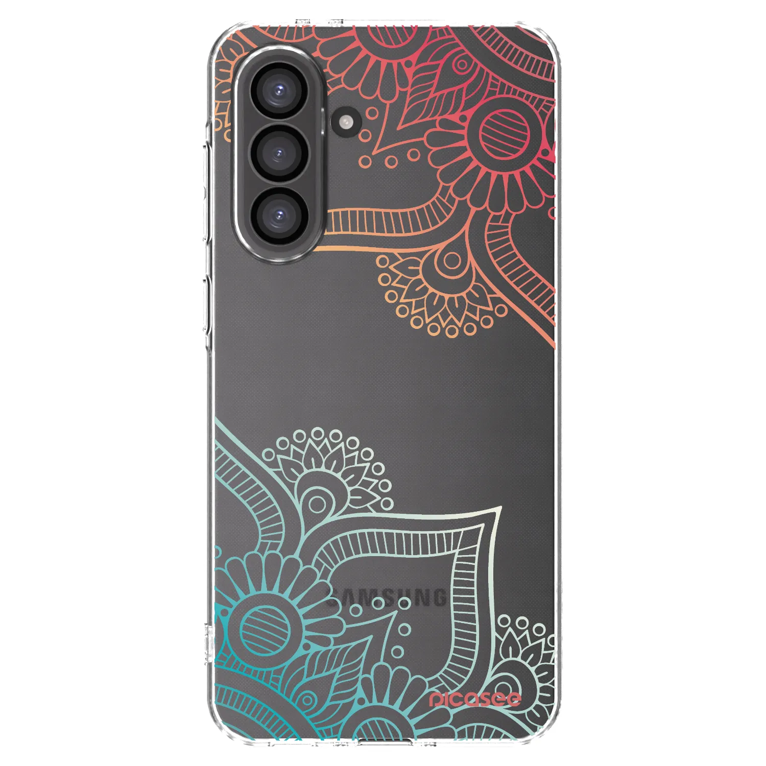 Picasee husă transparentă din silicon pentru Samsung Galaxy A56 5G A566B - Flowers pattern