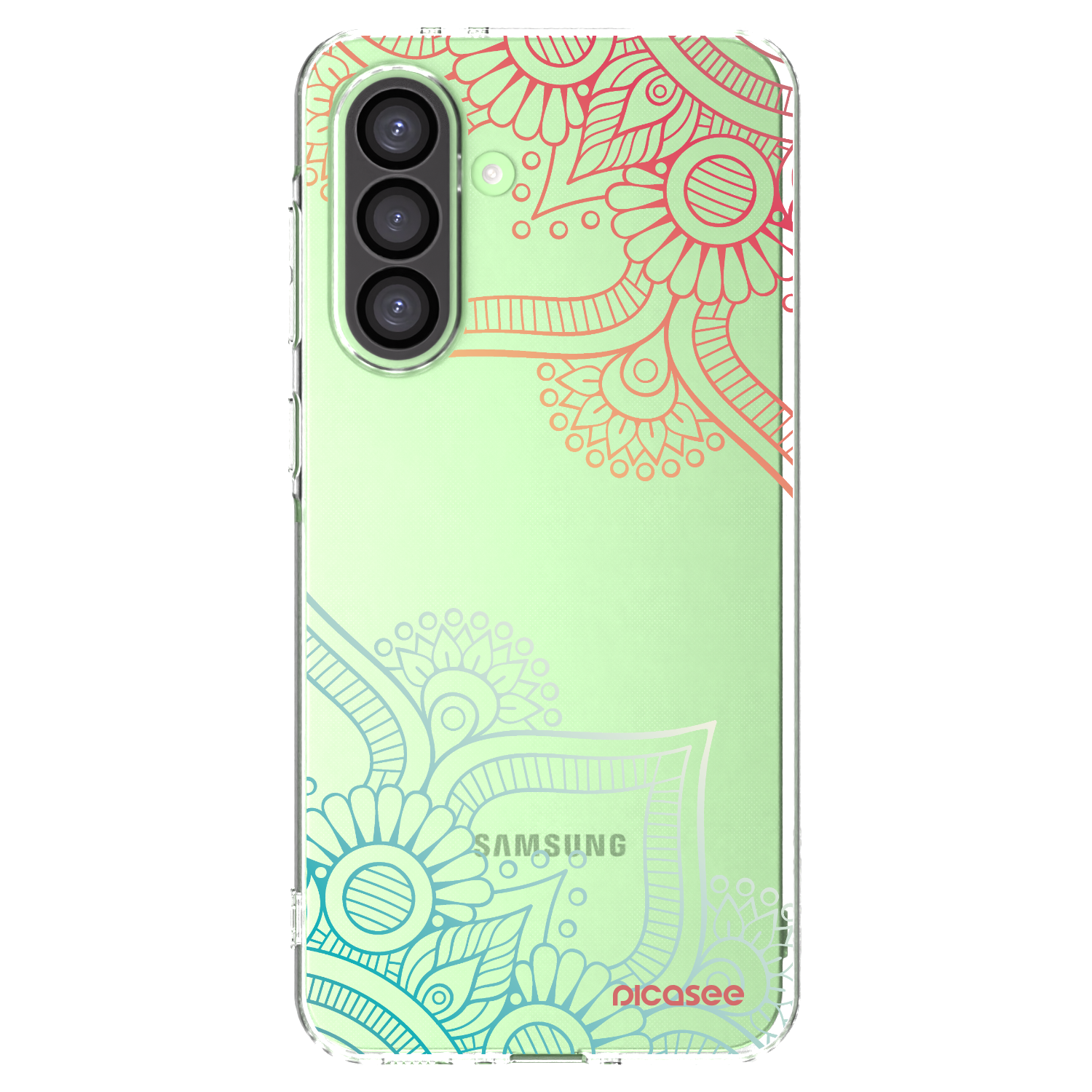 Picasee husă transparentă din silicon pentru Samsung Galaxy A26 5G A266B - Flowers pattern