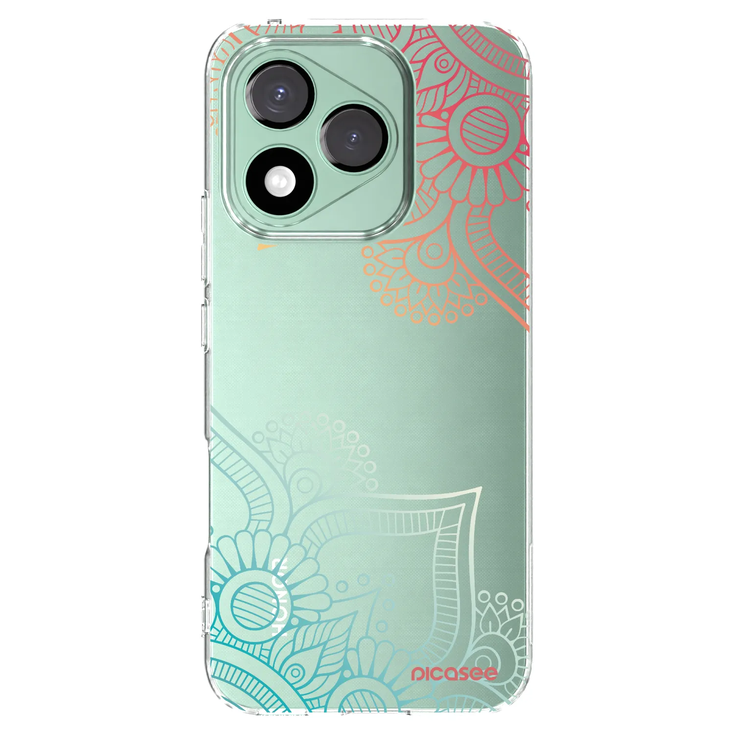 Picasee husă transparentă din silicon pentru Honor 400 Lite 5G - Flowers pattern