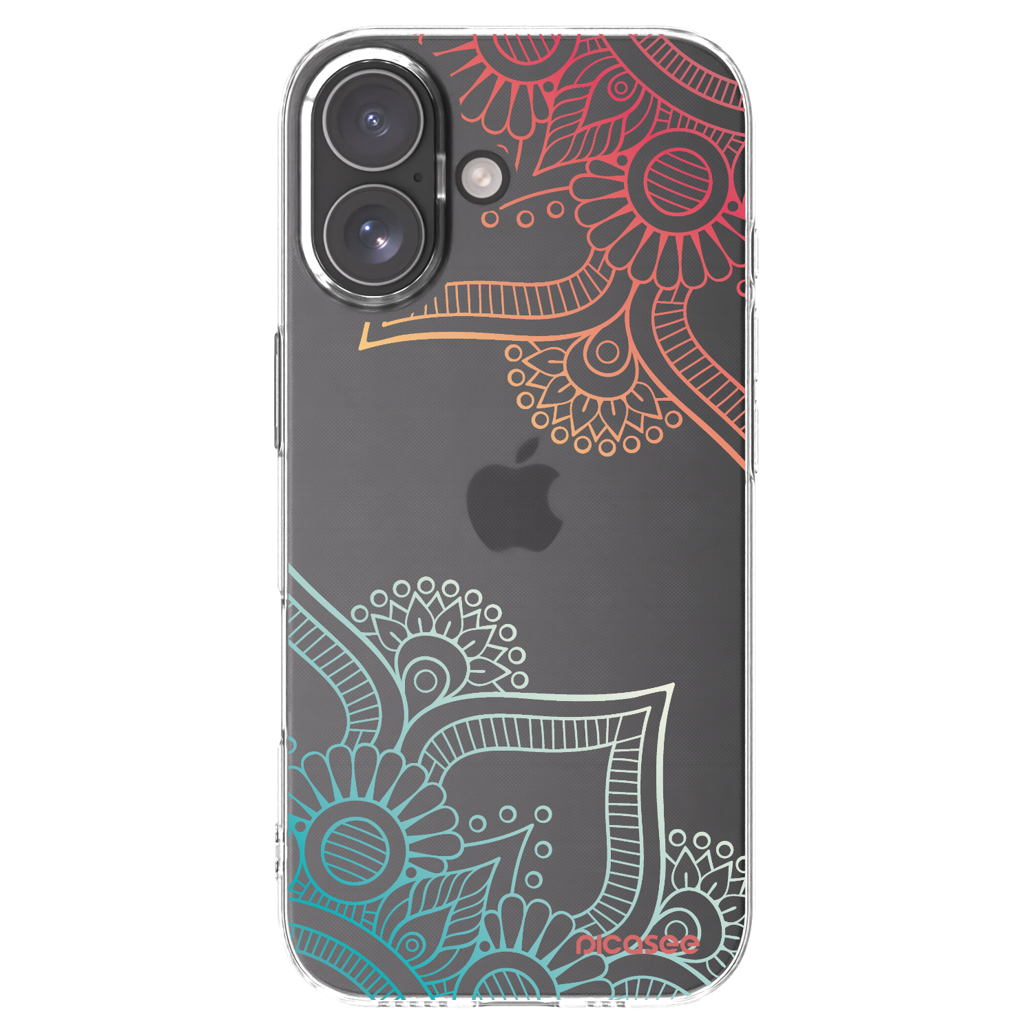 Picasee husă transparentă din silicon pentru Apple iPhone 17 - Flowers pattern