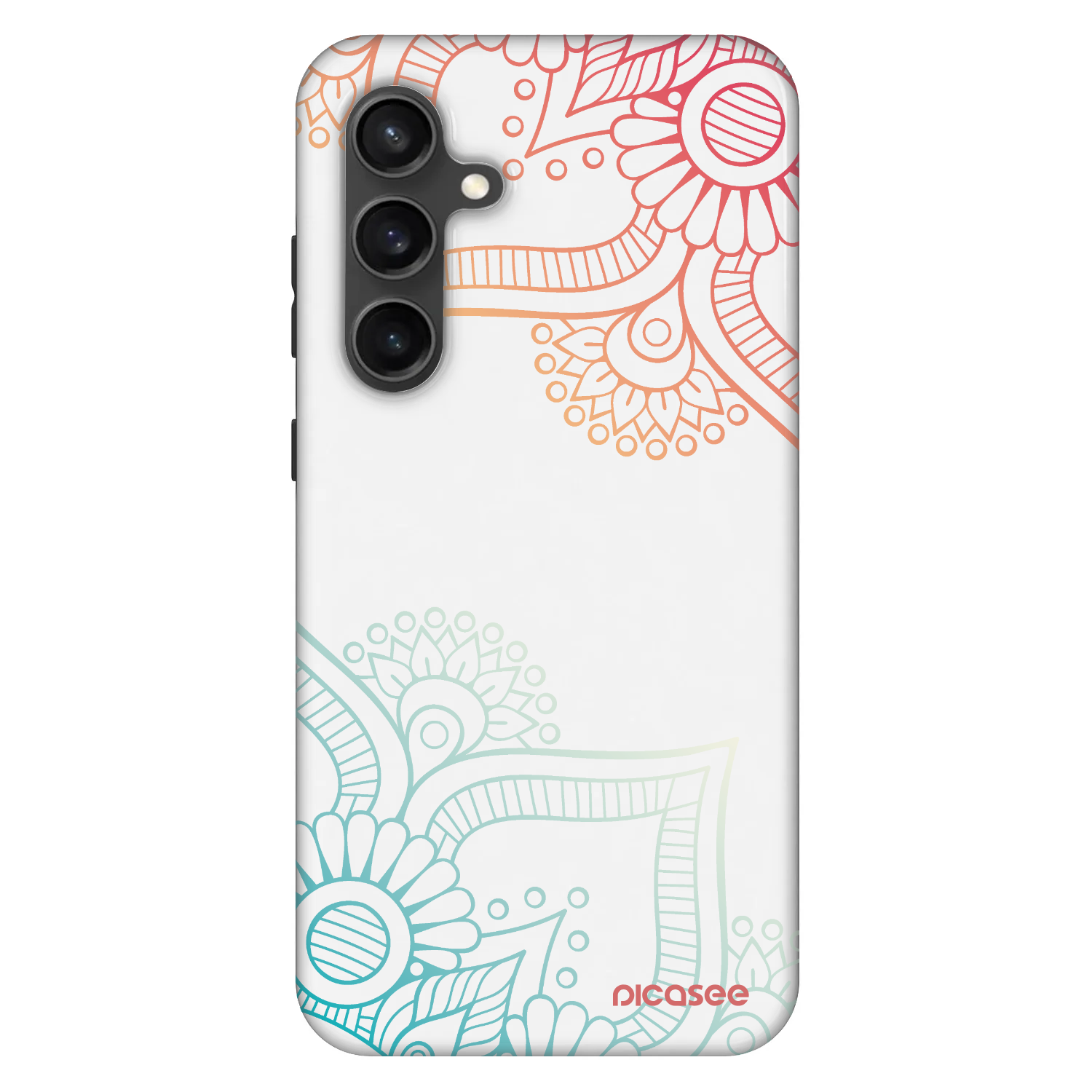 Picasee Fashion Case pentru Samsung Galaxy S24 FE S721B - Flowers pattern