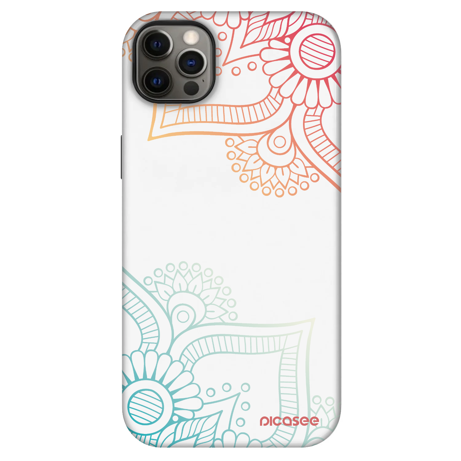Picasee Fashion Case MagSafe pentru Apple iPhone 12 Pro Max - Flowers pattern