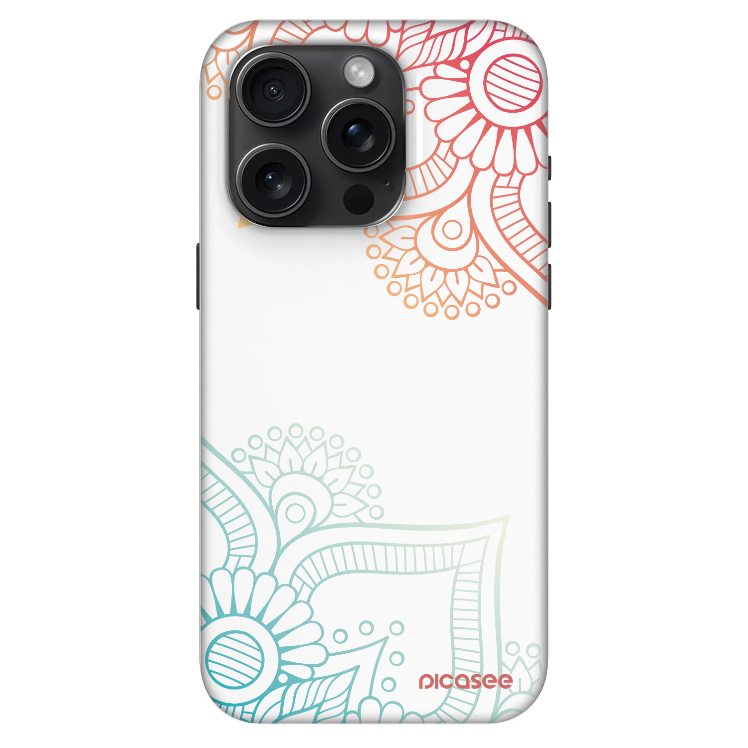 Picasee Fashion Case MagSafe pentru Apple iPhone 15 Pro - Flowers pattern
