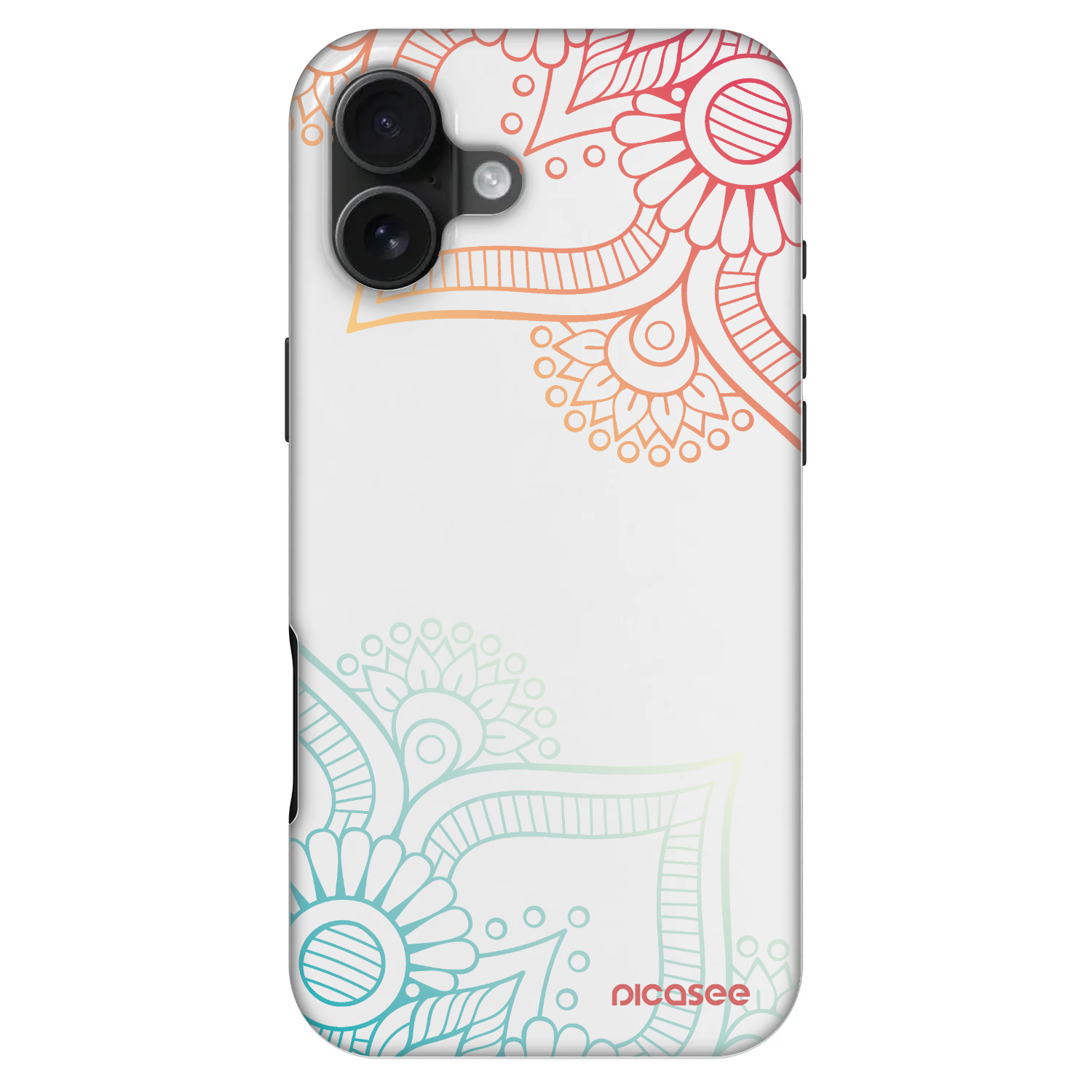 Picasee Fashion Case MagSafe pentru Apple iPhone 16 Plus - Flowers pattern